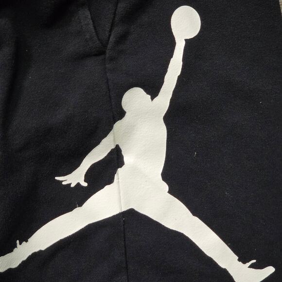 Nike Jordan Jumpman Logo Fleece Shorts Men’s M Black DB1812-010 - Picture 2 of 8